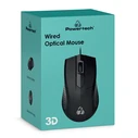 Ποντίκι Ενσύρματο Powertech PT-1077, οπτικό, 1000DPI, μαύρο