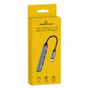 USB Hub Powertech Type-C PT-1113, 4x USB 3.2 Gen 1 θύρες, 5Gbps, γκρι