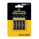 Αλκαλικές Μπαταρίες Powertech Super Alkaline PT-1213, Aaa, 1.5V, 4τμχ