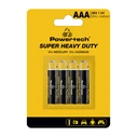 Μπαταρία Zinc Powertech Carbon Super Heavy Duty PT-1218, Aaa 1.5V, 4τμχ