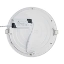 LED Panel Powertech Pt-1270 Χωνευτό, 18W, Φ22Cm, 4000K, 1440Lm, Λευκό