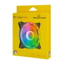 Case Fan 12cm Powertech Pt-1284 Για Pc, LED RGB, 1200Rpm