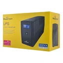 UPS Powertech Line Interactive PT-1295 με Οθόνη, 850VA, 510W, 2x Schuko