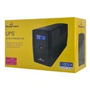 UPS Powertech Line Interactive PT-1296 με Οθόνη, 1100VA, 660W, 2x Schuko
