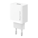 Φορτιστής Πρίζας Powertech Pt-1320, Usb, 12W, Λευκός