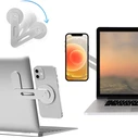 Βάση για Smartphone Powertech PT-1352, μαγνητική, ασημί