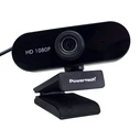 Webcam Powertech PT-1382, 2MP, 1080p FHD, ρυθμιζόμενη εστίαση, 1.5m, Μαύρη