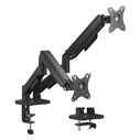 Βάση Monitor Powertech Γραφείου για 2X Pt-1425, 17-32", Έως 9Kg