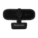 Webcam Powertech Pt-1427, 5Mp, 2K Qhd, Αυτόματη Εστίαση, 1.5M, Μαύρη