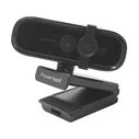 Webcam Powertech Pt-1427, 5Mp, 2K Qhd, Αυτόματη Εστίαση, 1.5M, Μαύρη