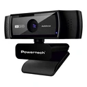 Webcam Powertech Pt-1428, 5Mp, 2K Qhd, Αυτόματη Εστίαση, 1.5M, Μαύρη