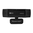 Webcam Powertech Pt-1428, 5Mp, 2K Qhd, Αυτόματη Εστίαση, 1.5M, Μαύρη