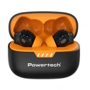 Bluetooth Handsfree Powertech Pt-1431, True Wireless, 40/400mAh, Anc & Enc, Μαύρα
