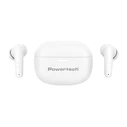 Bluetooth Handsfree Powertech Pt-1432, True Wireless, 35/300mAh, Λευκά
