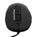 Ποντίκι Ενσύρματο Powertech Pt-1467, Οπτικό, Έως 1600Dpi, Μαύρο