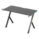 Gaming Γραφείο Powertech Pt-1498 με Rgb Φωτισμό, 120X60X75Cm, Μαύρο