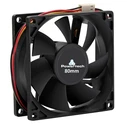 Case Fan 80mm Powertech PT-155, 12V, 3pin & 4 βίδες