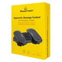 Powertech Υποπόδιο Γραφείου Pt-1567 Πεντάλ Εκγύμνασης Ποδιών Μαύρο