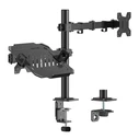 Powertech Βάση Γραφείου Οθόνης έως 32" με Βραχίονα (PT-1569)