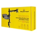 Powertech Βάση Γραφείου Οθόνης έως 32" με Βραχίονα (PT-1569)
