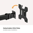 Powertech Βάση Γραφείου Οθόνης έως 32" με Βραχίονα (PT-1570)