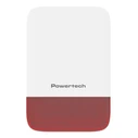 Powertech RF Σειρήνα Συναγερμού Μπαταρίας Εξωτερικού Χώρου 120dB με Κόκκινο Φως 18x27εκ. PT-1608