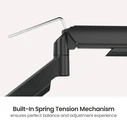 POWERTECH βάση γραφείου οθόνης PT-1627, 17-32", έως 9kg