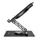 POWERTECH Laptop Cooling Stand PT-1630 up to 17", 110mm Blue LED Fan, Metal, Black