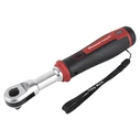 POWERTECH PT-1647 Cordless Battery Ratchet with Bits & Sockets, 3/8", LED Light, 3.6V 1800mAh