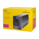 UPS Powertech Line Interactive PT-1800LCD με Οθόνη, 1800VA, 1080W, 4x Schuko, 2x RJ45/RJ11, USB