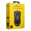 Ποντίκι Ενσύρματο Powertech PT-808, 1000DPI, USB, μαύρο
