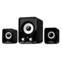 Ηχεία Powertech Essential sound PT-843, 2.1, 5W + 2x 3W, 3.5mm, μαύρα