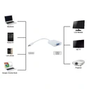 Αντάπτορας USB Powertech Type-C σε VGA PTH-034, Full HD, λευκό