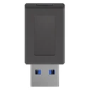 Αντάπτορας USB Powertech 3.1 αρσενικό σε USB-C θηλυκό PTH-066, μαύρο