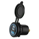 POWERTECH USB Socket for Boats & Vehicles PTL-030, USB & 2x USB-C, 36W, IP65
