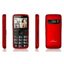 Κινητό Τηλέφωνο Powertech Sentry Eco PTM-25, SOS Call, με φακό, κόκκινο