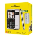 POWERTECH Sentry Eco V2 Dual SIM Mobile Phone, White
