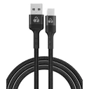 Καλώδιο USB Powertech σε Micro USB PTR-0125, 12W 2.4A, copper, 1m, μαύρο