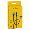 Καλώδιο Δικτύου Powertech PTR-0144 Cat 6a U/UTP, copper, slim, 3m, μαύρο