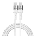 POWERTECH USB-C to USB-C Cable PD 60W 1m White