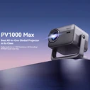 Blackview PV1000 Max Mini Projector - Full HD 1080p, 1000 ANSI Lumens, VIDAA OS (PV1000MAX)
