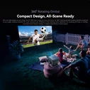 Blackview PV1000 Max Mini Projector - Full HD 1080p, 1000 ANSI Lumens, VIDAA OS (PV1000MAX)