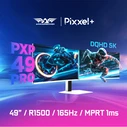 Armaggeddon PXP-49PRO-W Εξαιρετικά Ευρεία Καμπύλη Οθόνη 49" 5120x1440 165Hz Λευκή