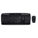 Σετ Πληκτρολόγιο Και Ποντίκι Ασύρματο Logitech MK330 RF QWERTY US International Black