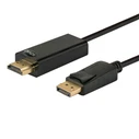Καλώδιο DisplayPort Savio CL-56 1.5 m DP HDMI A Black