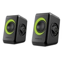 Ηχεία Υπολογιστή Sonic Gear USB POWERED QUAD BASS 2,0 Black LIME GREEN