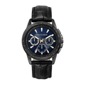 Ανδρικό Ρολόι Trussardi R2451153001 (44mm) Δερμάτινο Λουράκι Μαύρο