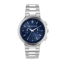 Ανδρικό Ρολόι Trussardi R2453164004 (43mm) Μεταλλικό Μπρασελέ Ασημί