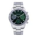 Radiant Men's Analog Quartz Watch 45mm Stainless Steel Bracelet Green Dial RA604703