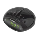Επιτραπέζιο Ρολόι Hyundai & Ραδιόφωνο RAC213B με ξυπνητήρι, Μαύρο